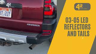 20032005 Toyota 4Runner LED Rear Bumper Replacement Start Up Sequence Demo [upl. by Naji]