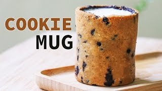 Cookie Mug Recipe  The easiest way to make Chocolate Chip Cookie Mug  Cookie Cup [upl. by Kemeny506]