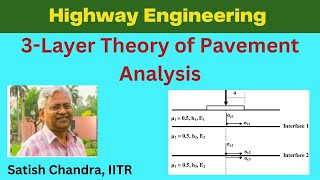 Three layer theory of pavement analysis Multilayer pavement analysis Flexible pavement design [upl. by Buxton]