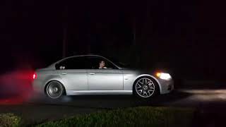 BMW E90 335i N54 BURNOUT  SOUND [upl. by Buskirk]