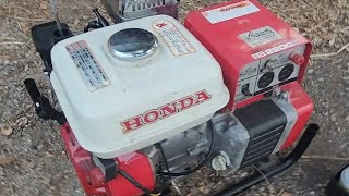 Getting A Free Generator Started Again Honda EG2200X GENERATOR GX140 ENGINE [upl. by Hattie706]