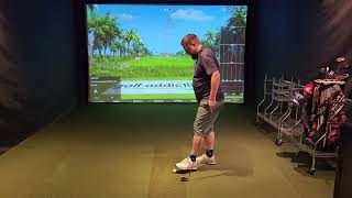 Messing around on the range  AboutGOLF Simulators [upl. by Daron]