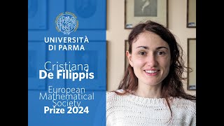 Cristiana De Filippis European Mathematical Society Prize 2024 [upl. by Osher]