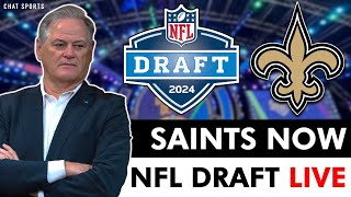 Saints NFL Draft 2024 Live Day 3 Coverage For Round 4 Round 5 Round 6 Round 7 [upl. by Fallon268]