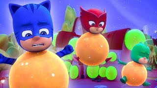 PJ Masks Eggs  Splat Ball Surprise  PJ Masks Official [upl. by Gussy618]