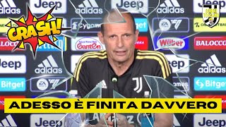 ALLEGRI ADDIO IN CONFERENZA quotHo avuto la fortuna di far parte di questa famiglia di questo clubquot [upl. by Ycnahc]