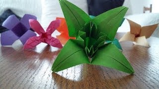 Tutoriel Origami Flower  quotNigellequot [upl. by Noryb2]