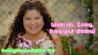 Raini Rodriguez Living Your Dreams Lyrics [upl. by Eiddal]