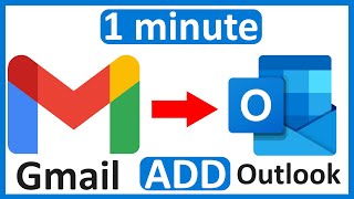 How to add Gmail to Outlook Windows [upl. by Janifer]