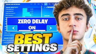 BEST Fortnite Settings For ZERO INPUT DELAY in FNCS  Nvidia Panel Settings 2024 [upl. by Nedrud]