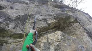 Georgia Climbing Dry Tooling Route 6c [upl. by Neeruan526]