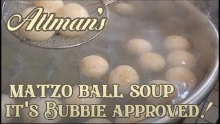 Attmans Matzo Ball Soup  Its Bubbie Approved [upl. by Lynett]