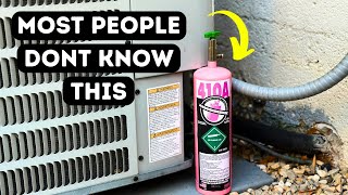 How To Add Refrigerant To Your Air Conditioner R410A amp R22 [upl. by Adien409]