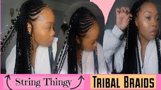 HOW TO AccessorizeDecorate Your Braids  Tribal Braids [upl. by Pare]