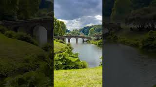 The Palladian Bridge at Stourhead Wiltshire stourhead stourheadgardens palladianbridge shorts [upl. by Aserret]