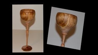 How To Make A Goblet On The Lathe  Woodturning Projects [upl. by Lotsyrc]