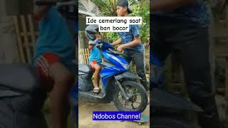 Ban motor pakai skateboard shorts shortsvideo hondabeat honda banmotor automotif denycaknan [upl. by Thomsen]