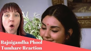 Rajnigandha Phool Tumhare Lata Mangeshkar  AMERICAN REACTION [upl. by Orsay]