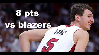 Nikola Jovic 8 Pts Miami Heat vs Portland Trail Blazers HIGHLIGHTS [upl. by Ardnaek23]