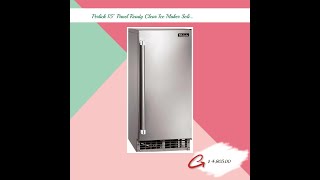 Perlick 15quot Panel Ready Clear Ice Maker Solid Door Reversible Hinge [upl. by Aloek]