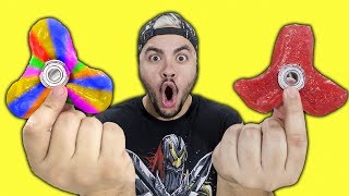 Fidget Spinner DE BALA E GELATINA  VOCÊ PODE COMER [upl. by Vitek]