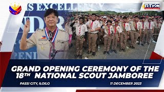 Grand Opening Ceremony of the 18th National Scout Jamboree 12112023 [upl. by Cesare]