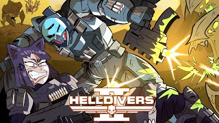 DEPLOYING FREEDOM IN HELLDIVERS 2 w woops amp friends [upl. by Eentruok]