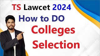 How to do Exercising Web optionsTS Lawcet 2024 [upl. by Erasaec]