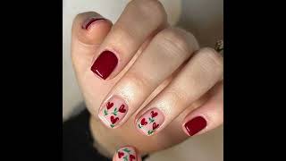 Winter Nail Art winter nails nailart acrylic acrylicnails salon spa yt metime menicure [upl. by Odnomor658]