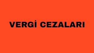 1 VERGİ ZİYAI CEZASI [upl. by Eniledam149]