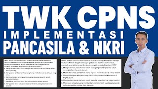 part 1 BAHAS SOAL TWK CPNS 2024 BHINNEKA TUNGGAL IKA PANCASILA DAN NKRI [upl. by Rodrich580]