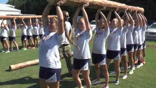 Reinhardt University Womens Soccer get special training from former Navy SEALS [upl. by Adli]