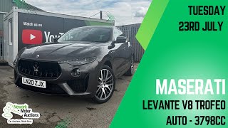 2020 MASERATI LEVANTE V8 TROFEO AUTO 23724 [upl. by Hpejsoj594]