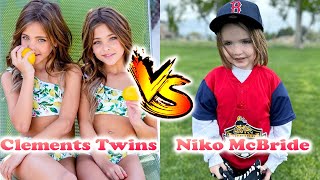 Clements Twins VS Niko Bear McBride Stunning Transformation  From Baby To Now Years Old [upl. by Gschu]