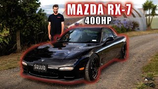 400HP SINGLE TURBO MAZDA RX7 FD BUILD BREAKDOWN [upl. by Kila]