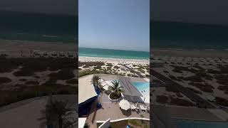 Jumeirah at Saadiyat Island Resort  terrace view  panoramic Saadiyat Jumeirah private beach 🏖️ [upl. by Nehcterg]