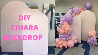 DIY CHIARA BACKDROP USING FOAM BOARDS  Tutorial  Part 1 [upl. by Ananna]