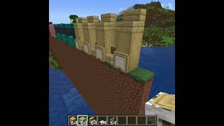 Birch fence in Minecraft [upl. by Annocahs]