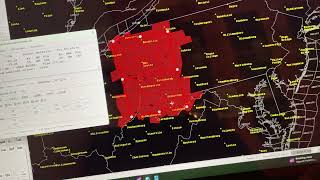 Issuing a practice Tornado Watch in AWIPS CAVE [upl. by Balsam]