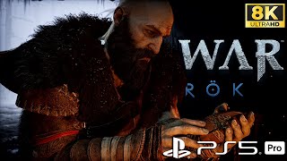 GOD OF WAR RAGNAROK OPENING CINEMATIC 8K PS5 PRO 60 FPS [upl. by Kwang]