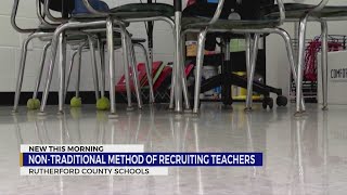 Nontraditional method of recruiting teachers in Rutherford County [upl. by Mainis]