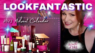 ✨BEST UNDER £100 CALENDAR✨ LOOKFANTASTIC 2023 BEAUTY ADVENT CALENDAR  WORTH £565 amp GET £10 OFF [upl. by Biddick985]