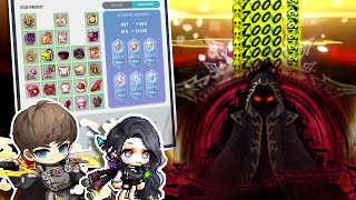 MapleStory INSANE 100k STR Hero 3mins Black Mage Speedrun [upl. by Gabriel]