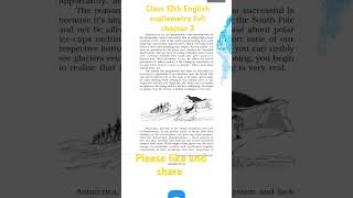 class12thenglish Class 12th English supllemetry full chapter3 [upl. by Yellehs30]