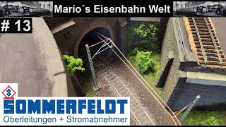 13 Sommerfeldt Oberleitung auf der Anlage  H0 Anlage  Mario´s Eisenbahn Welt [upl. by Ardnahsal582]