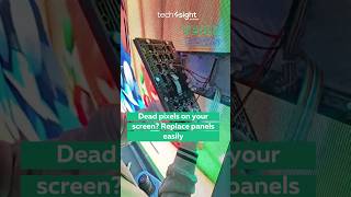 Dead pixels Discover the easiest fix here 📺😱 tech4sight podcast viral fyi smartgadgets fy [upl. by Beffrey465]