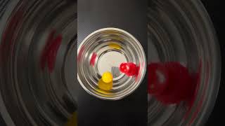 Red and yellow balls Spinning in a Bowl fidgetspinner asmr spinner asmrsounds satisfying [upl. by Ahsel125]