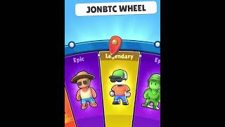 Spinning 2 JONBTC Wheels In stumbleguys Because We got 275 SubscribersSubscribe and I will do more [upl. by Taffy]