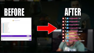 How To Add Transparent Chat To Twitch Stream via OBS Studio in 2022 THE EASY WAY [upl. by Myriam]