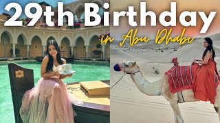 29th Birthday in Abu Dhabi with Amma  The Birthday Vlog  Ahaana Krishna [upl. by Kacerek]